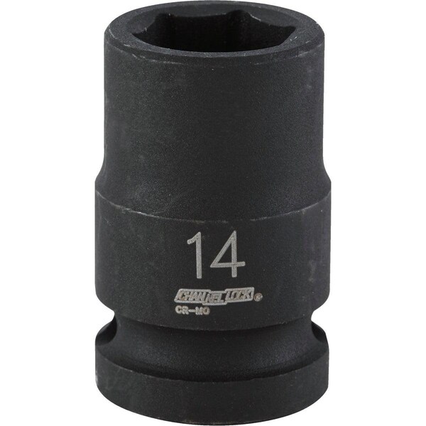 Channellock 1/2 In. Drive 14 mm 6-Point Shallow Metric Impact Socket 315001 - main